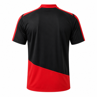 Camiseta Urano Negro - Rojo