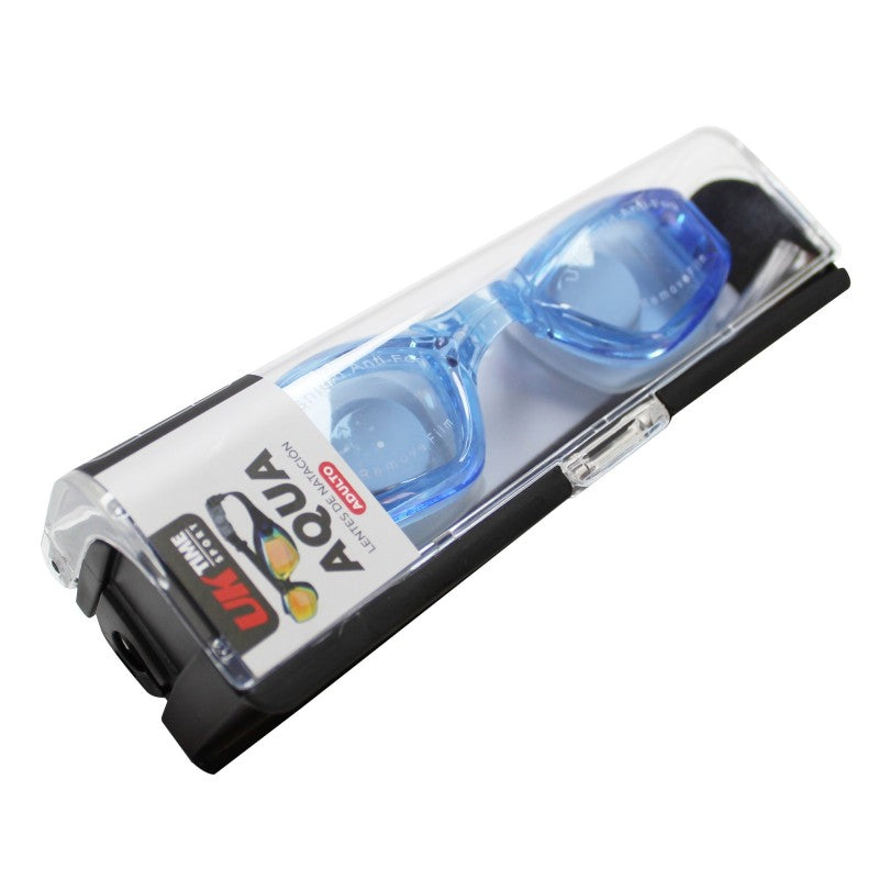 Lente de natación aqua blue