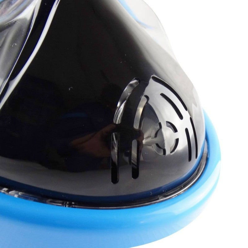 Máscara snorkel full face negro/azul