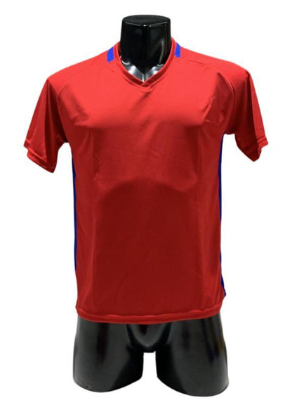 Camiseta Rojo - Azul rey