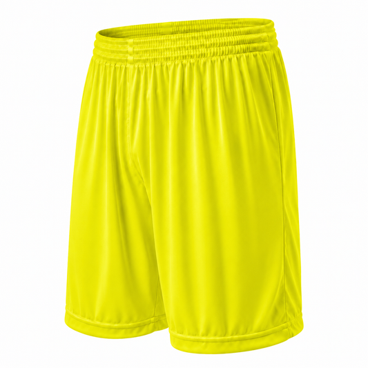 Short deportivo Amarillo Fluor