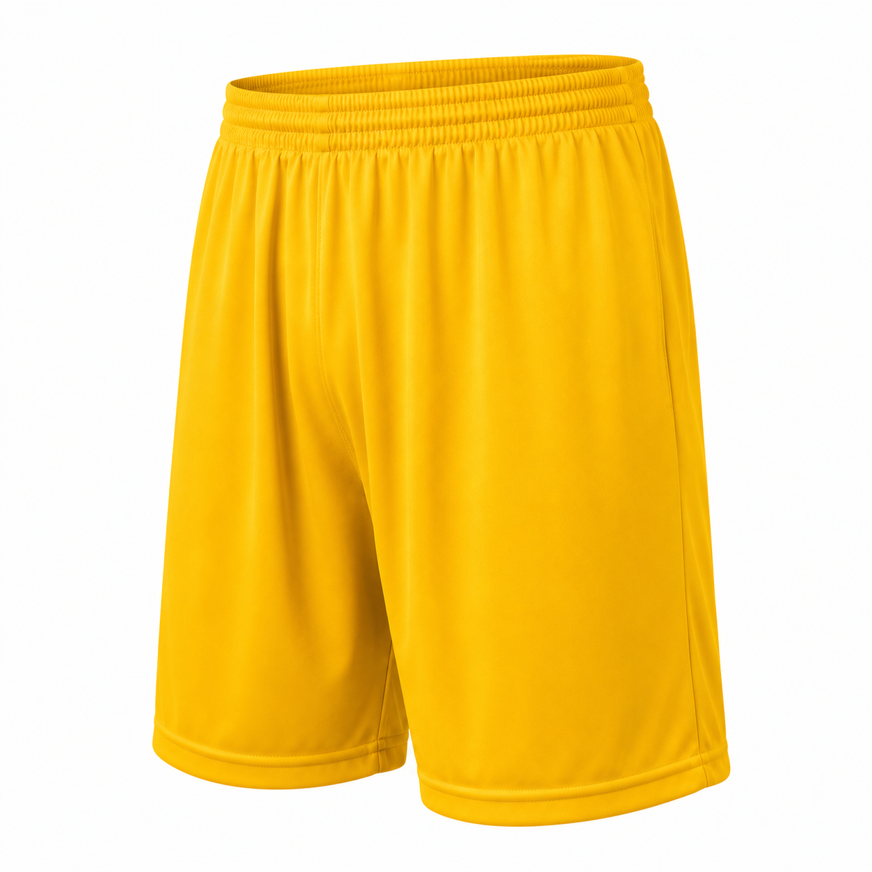 Short Amarillo oro deportivo
