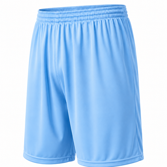 Short Celeste deportivo