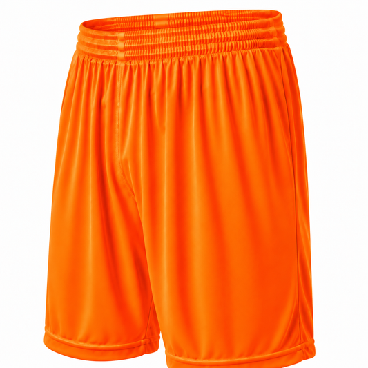 Short deportivo Naranjo fluor