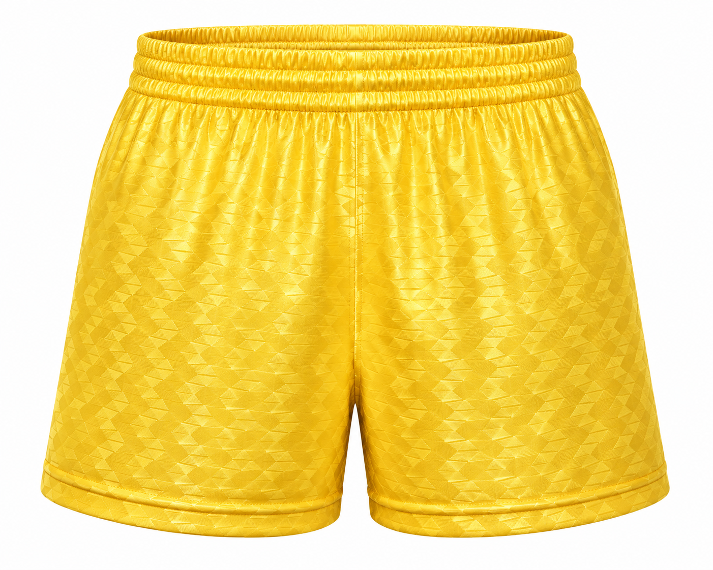 Short Satín amarillo Deportivo
