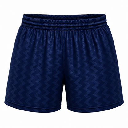 Short Satín Azul Marino Deportivo