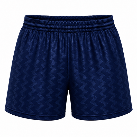 Short Satín Azul Marino Deportivo