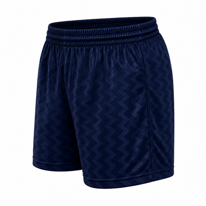 Short Satín Azul Marino Deportivo