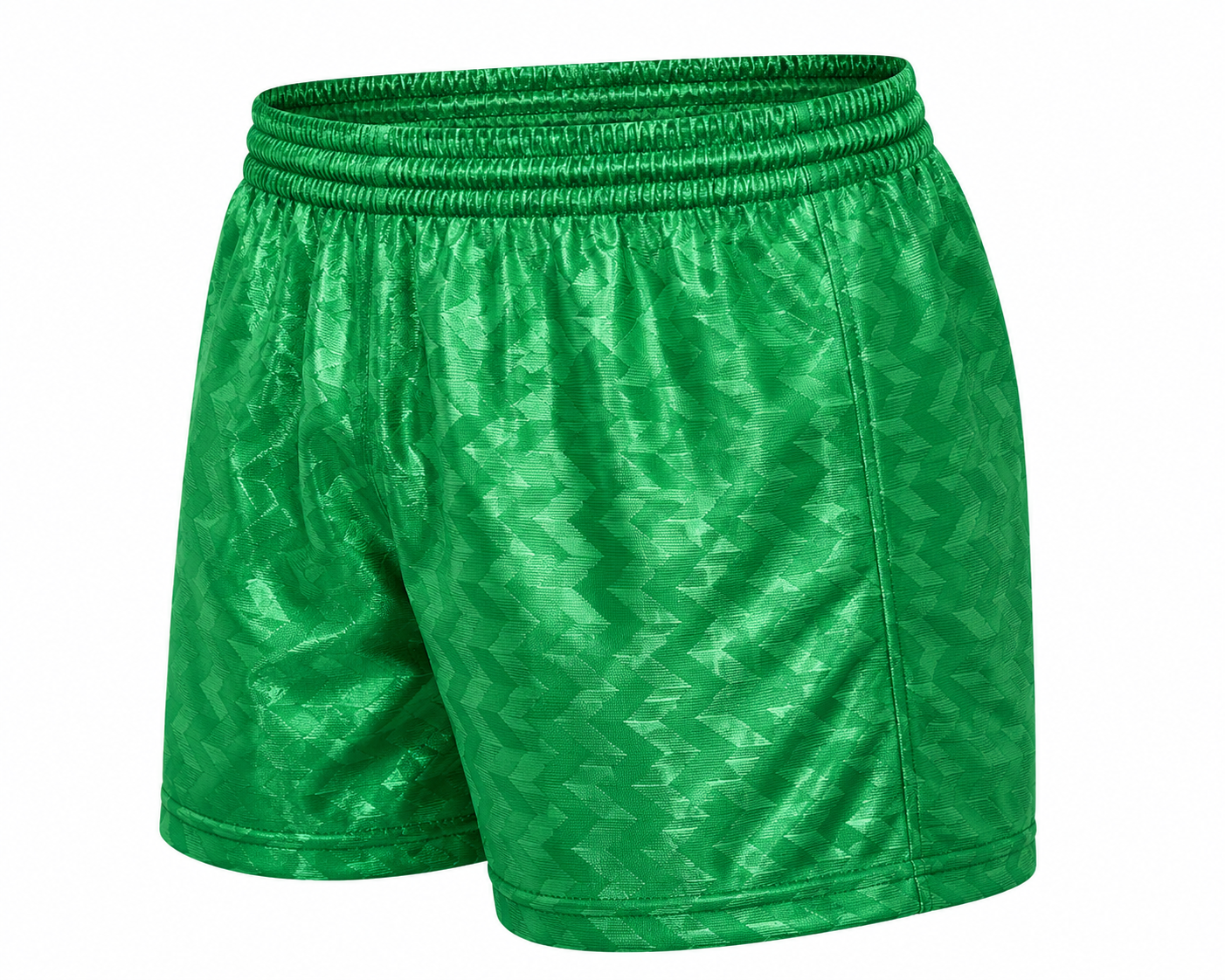 Short Satín Verde Deportivo