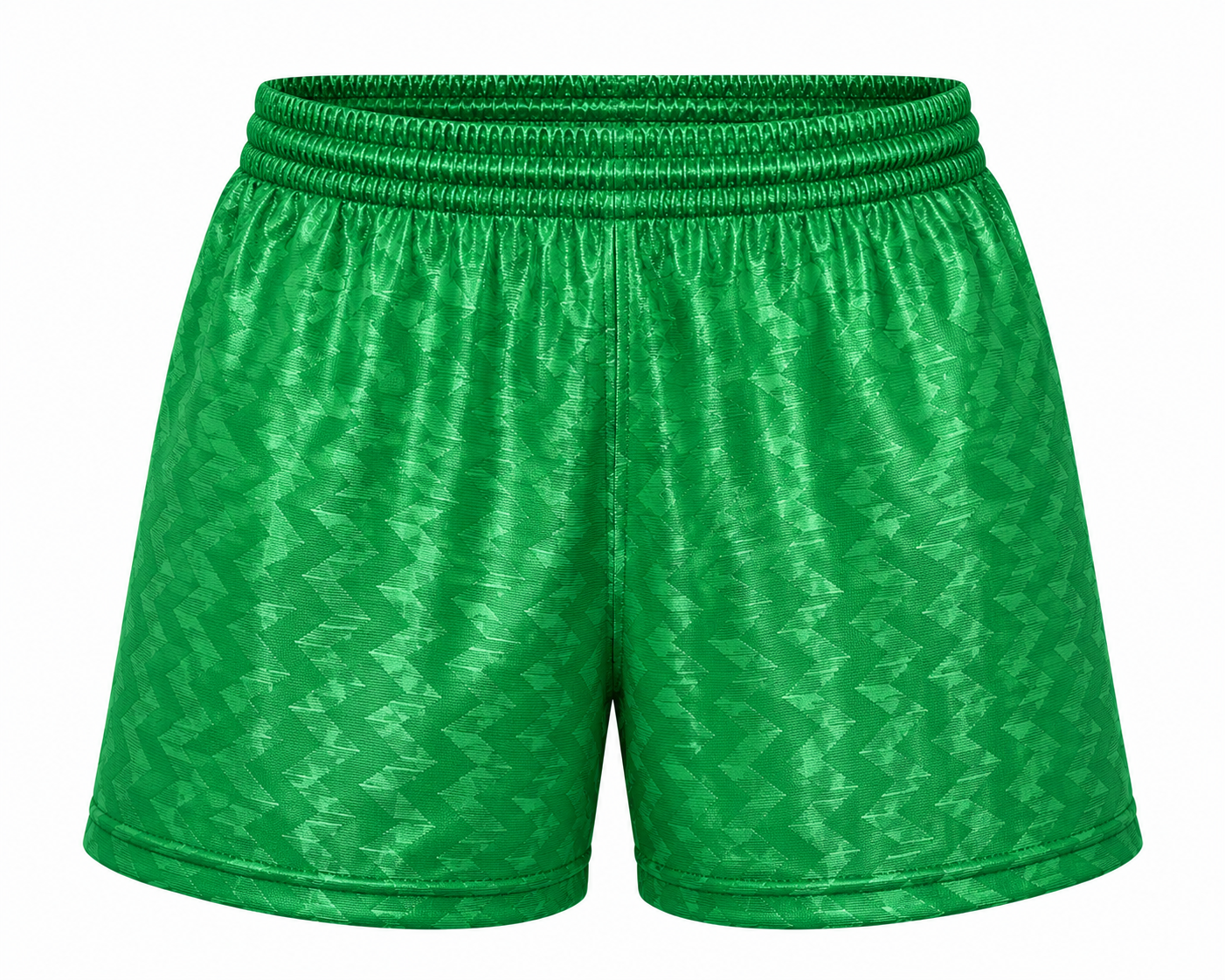 Short Satín Verde Deportivo